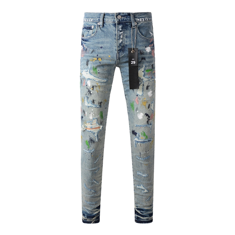 PURPLE  Fashion Jeans 9072